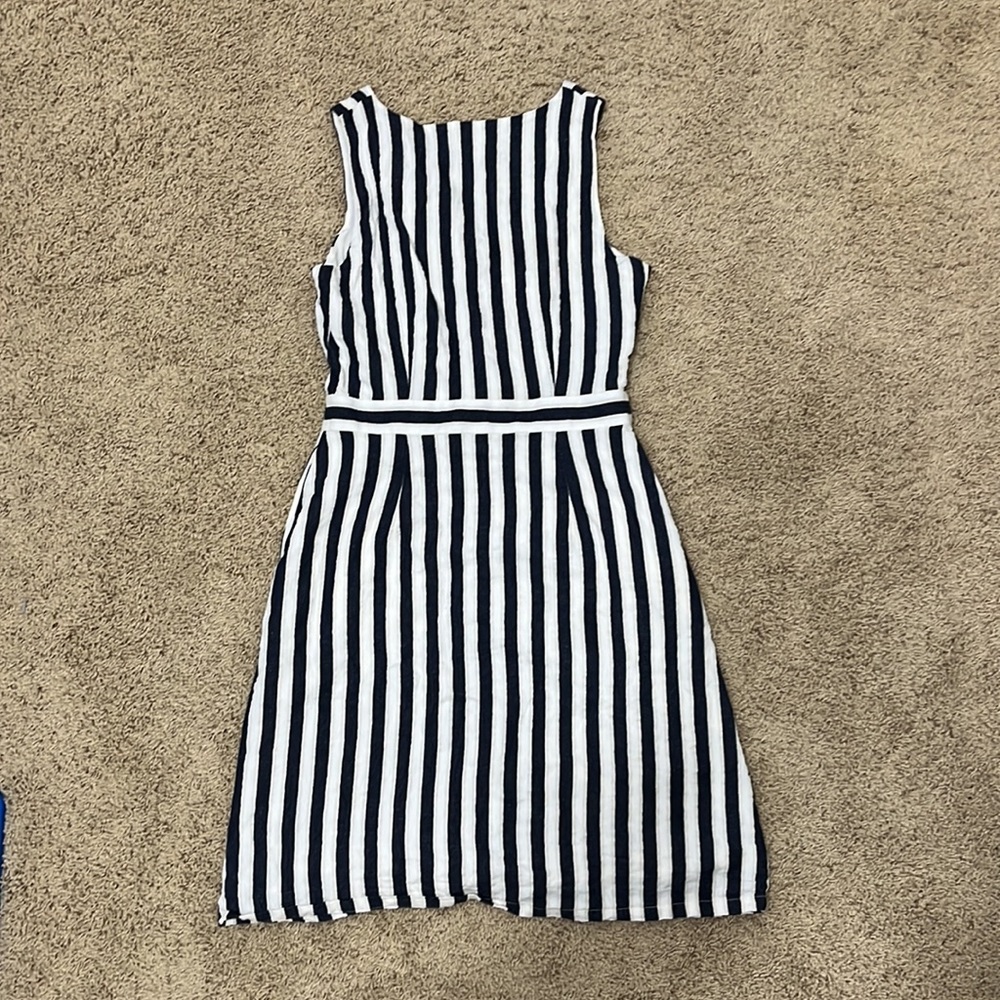 J.Crew Factory Striped Button Front Dress - Picture 5 of 6